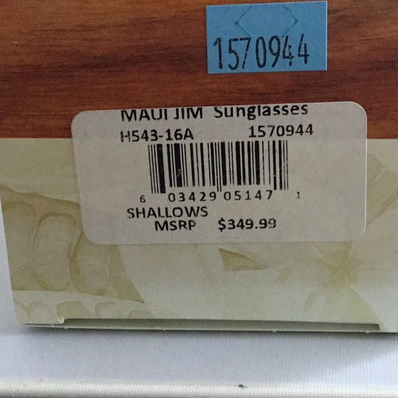 - MAUI JIM  SHALLOWS TITANIUM POLARIZED. - Picture 6 of 9